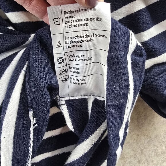 Cottonwood Canyon Womens Navy Striped Jacket XL Cotton/Polyester - Picture 5 of 7